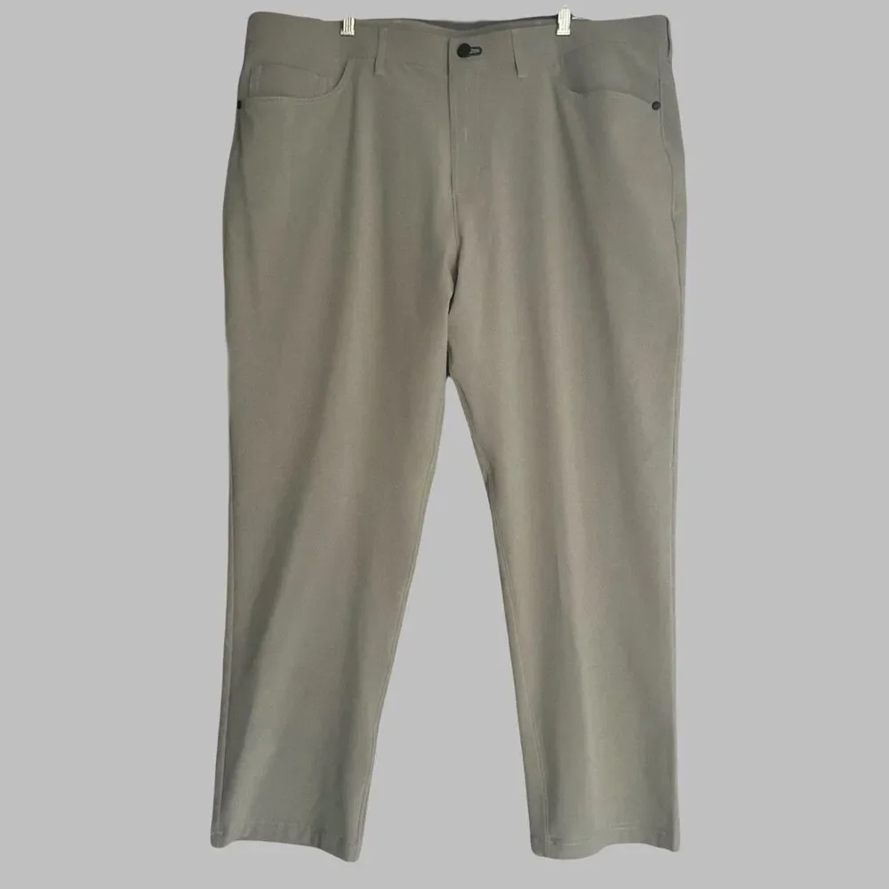 Public Rec Dealmaker 5-Pocket Pant Mens 42x30 Light Gray Performance‎ Golf